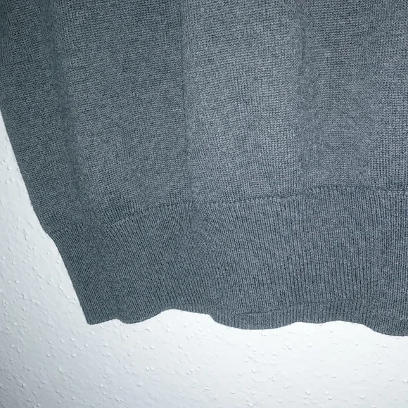 Duke University Golf Club XL Mens Quarter Zip Dark Gray Sweater Vest - Picture 3 of 9